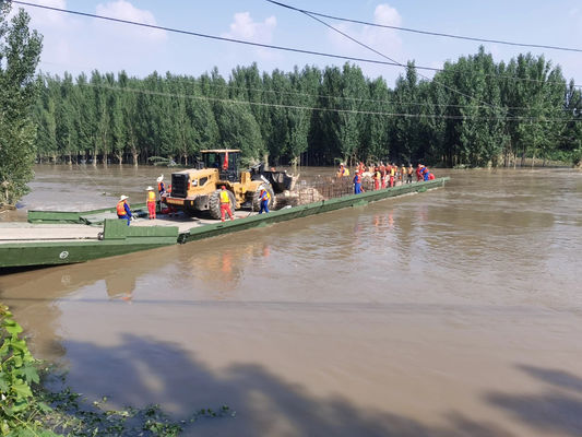 Roadway Width 5m Military Floating Bridge Temporary Modular