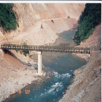 Steel Deck Compact Panel Q345 Bailey Truss Bridge
