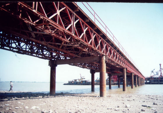 Durable Prefabricated Steel Truss Bridge with Span Range 6 to 60 Meters Designed Load HL93 Featuring Steel or Wood Deck and Fast Construction