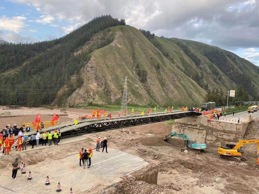 Design Tracked Load 60t Convenient Transportation Mechanized Bridge Emergency Bridge